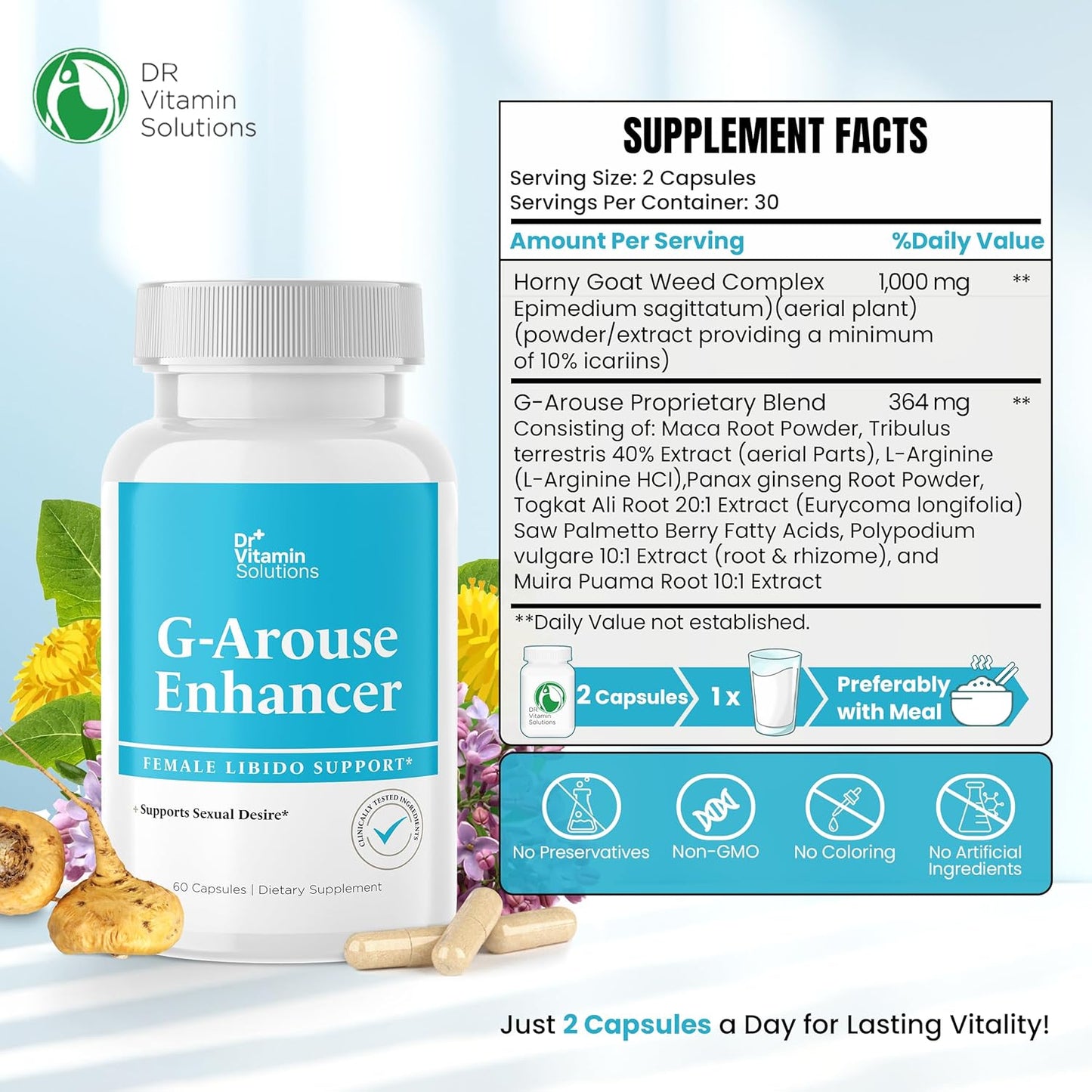 G-Arouse Enhancer for Women – Libido & Energy Support