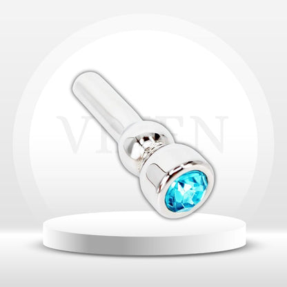 GemPlug Stainless Steel Gem Urethral Sound Penis Plug