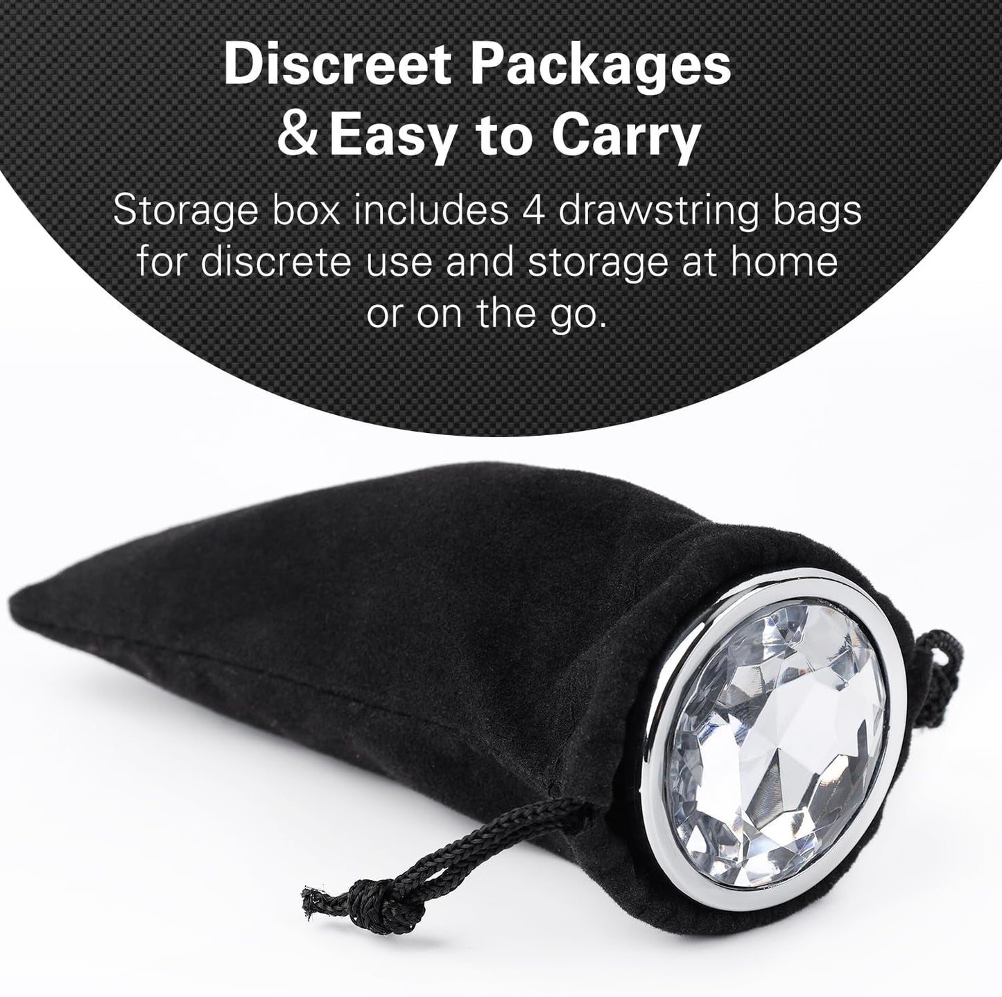 GemRise 4-Piece Steel Jewel Butt Plug Training Kit