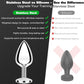 GemRise 4-Piece Steel Jewel Butt Plug Training Kit