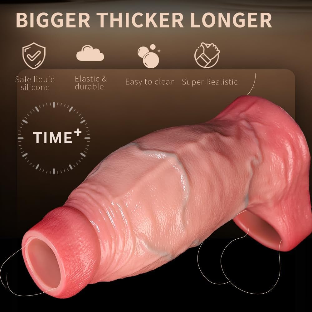 Extensor de funda para pene de silicona GirthLock 2.5”