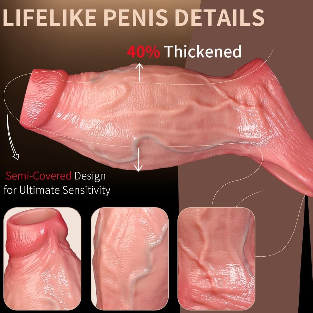 Extensor de funda para pene de silicona GirthLock 2.5”