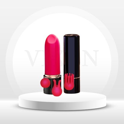 GlamVibe Vibrador labial 4-Play