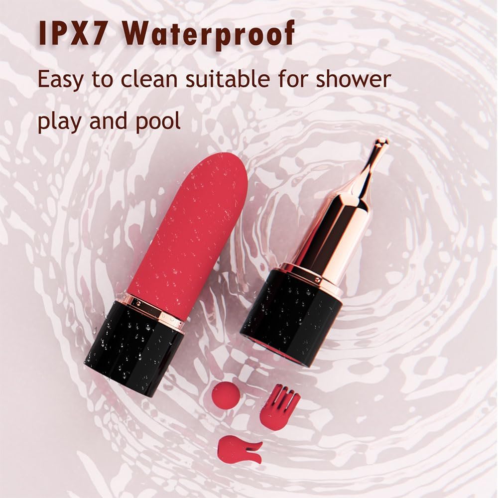 GlamVibe Vibrador labial 4-Play