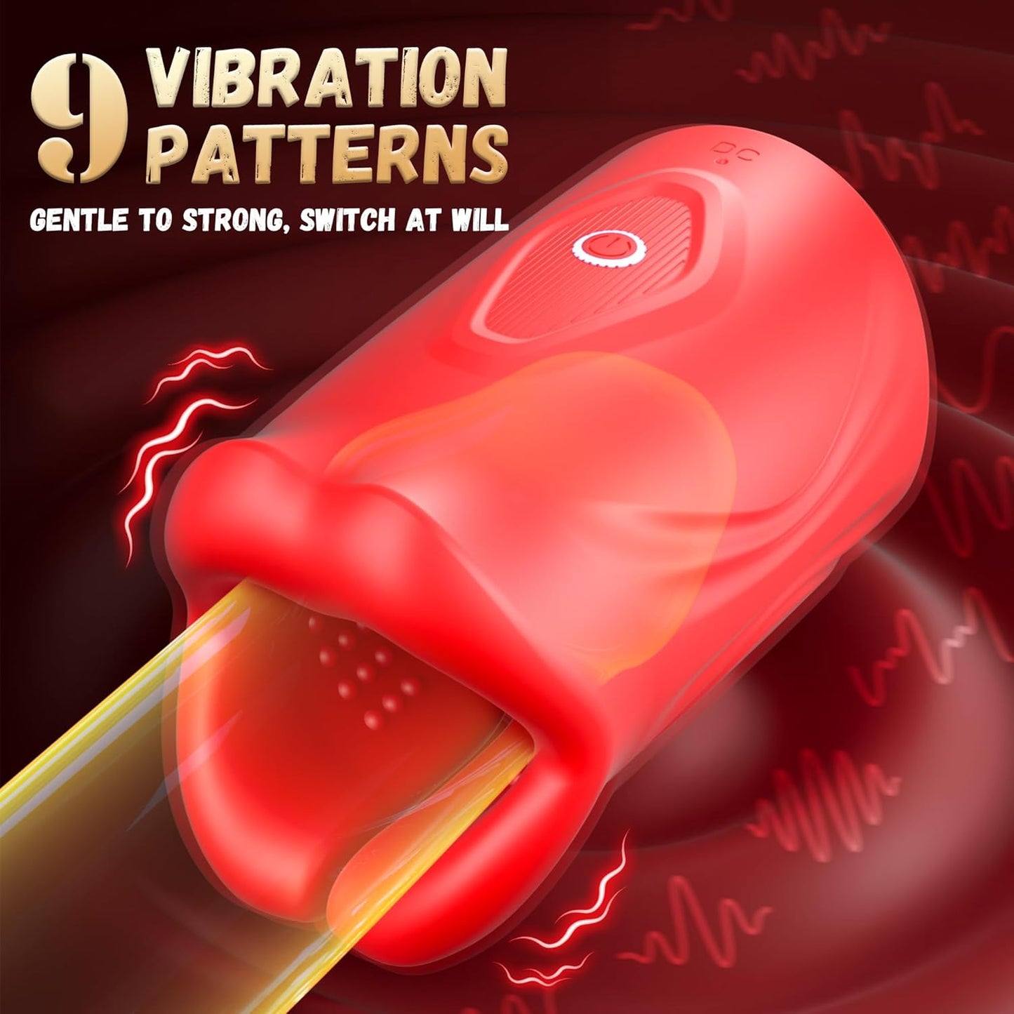 GlansMax Vibrador y Entrenador de Pene 2 en 1