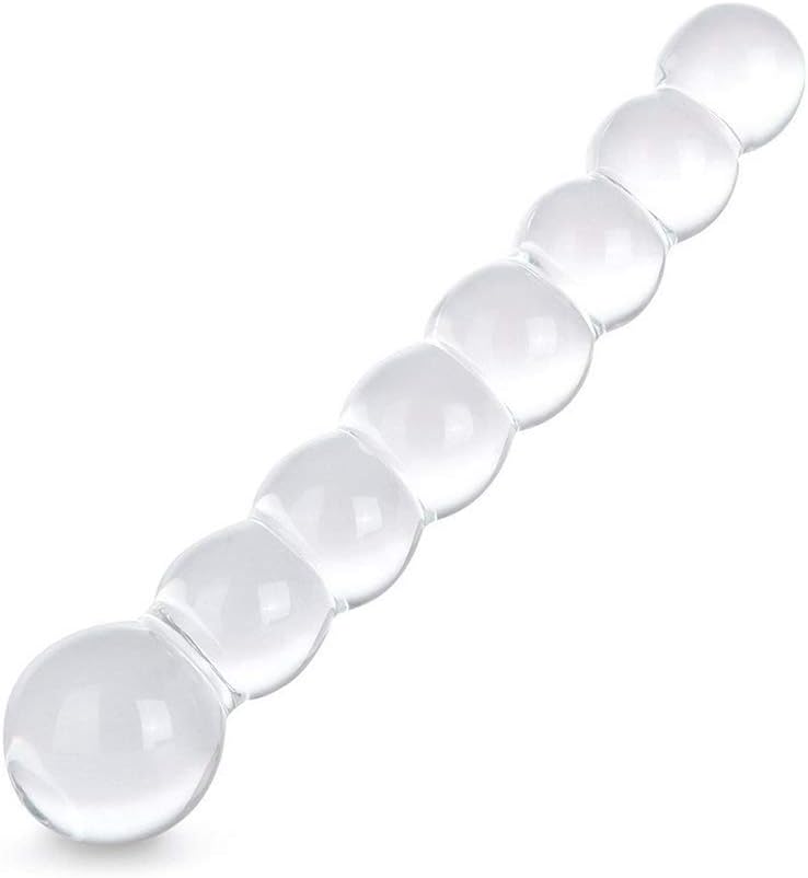 GlidePearl Tapón de cuentas de vidrio de doble extremo