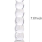 GlidePearl Tapón de cuentas de vidrio de doble extremo
