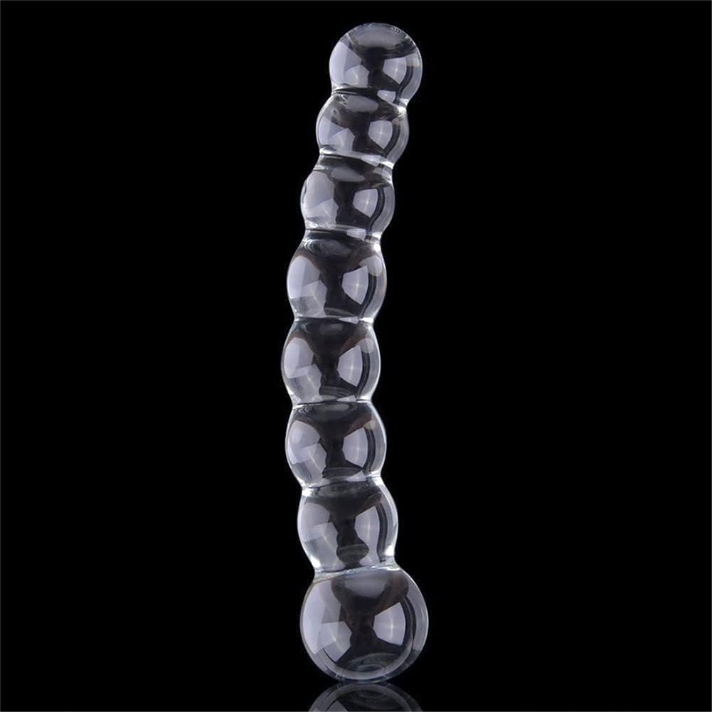 GlidePearl Tapón de cuentas de vidrio de doble extremo