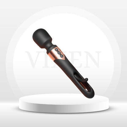 Vibrador con varita aleteadora GlideVibe 360°