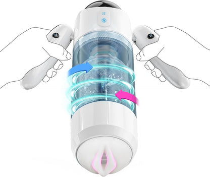 GlideWing Masturbador Giratorio y de Empuje para Hombre