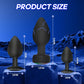 Juego de 3 plug anales GlowCore