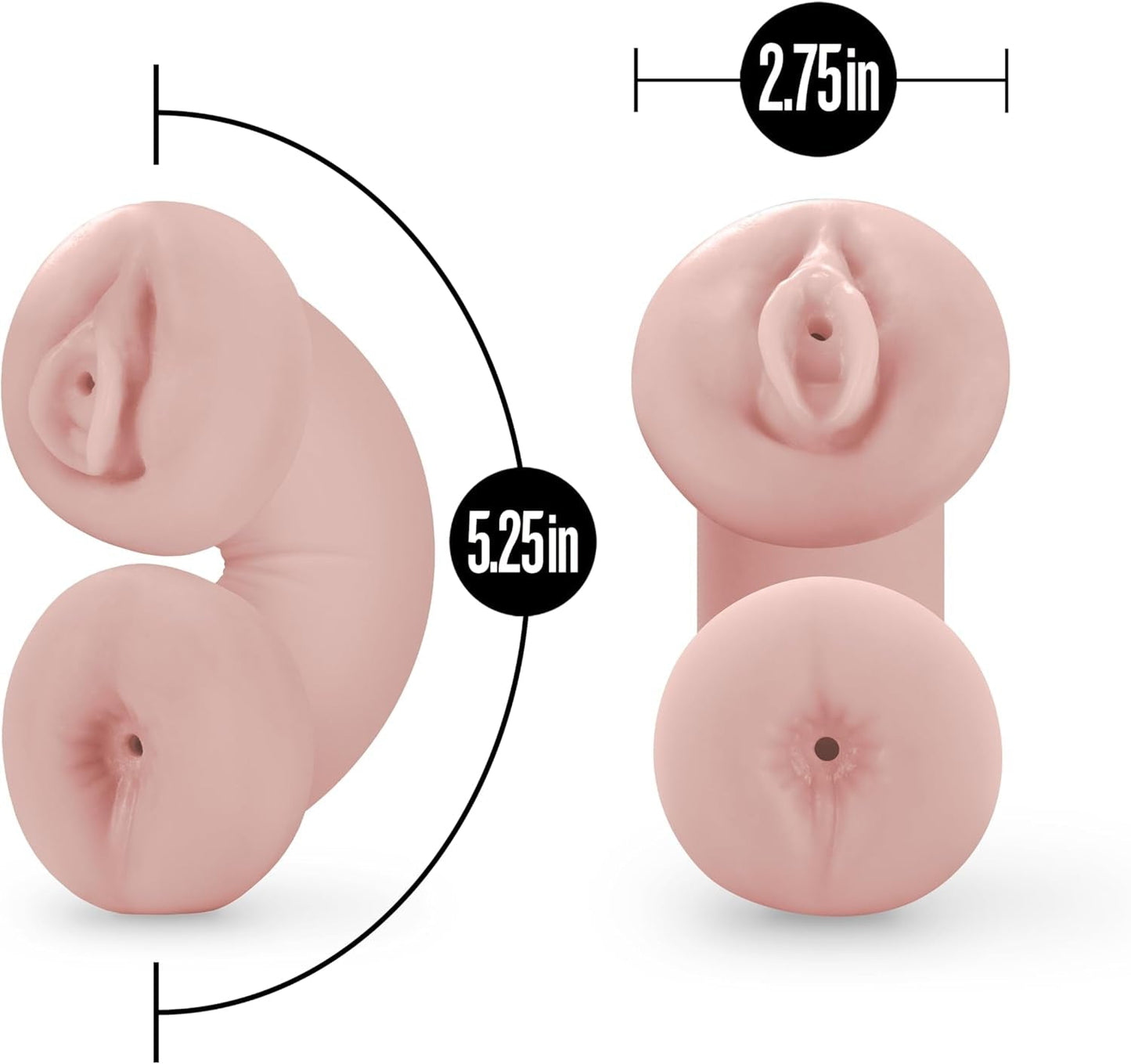 GlowGrip Masturbador de bolsillo para hombre que brilla en la oscuridad