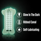 GlowGrip Masturbador de bolsillo para hombre que brilla en la oscuridad