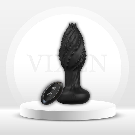 GlowMonster Vibrador anal giratorio 360° con control por aplicación