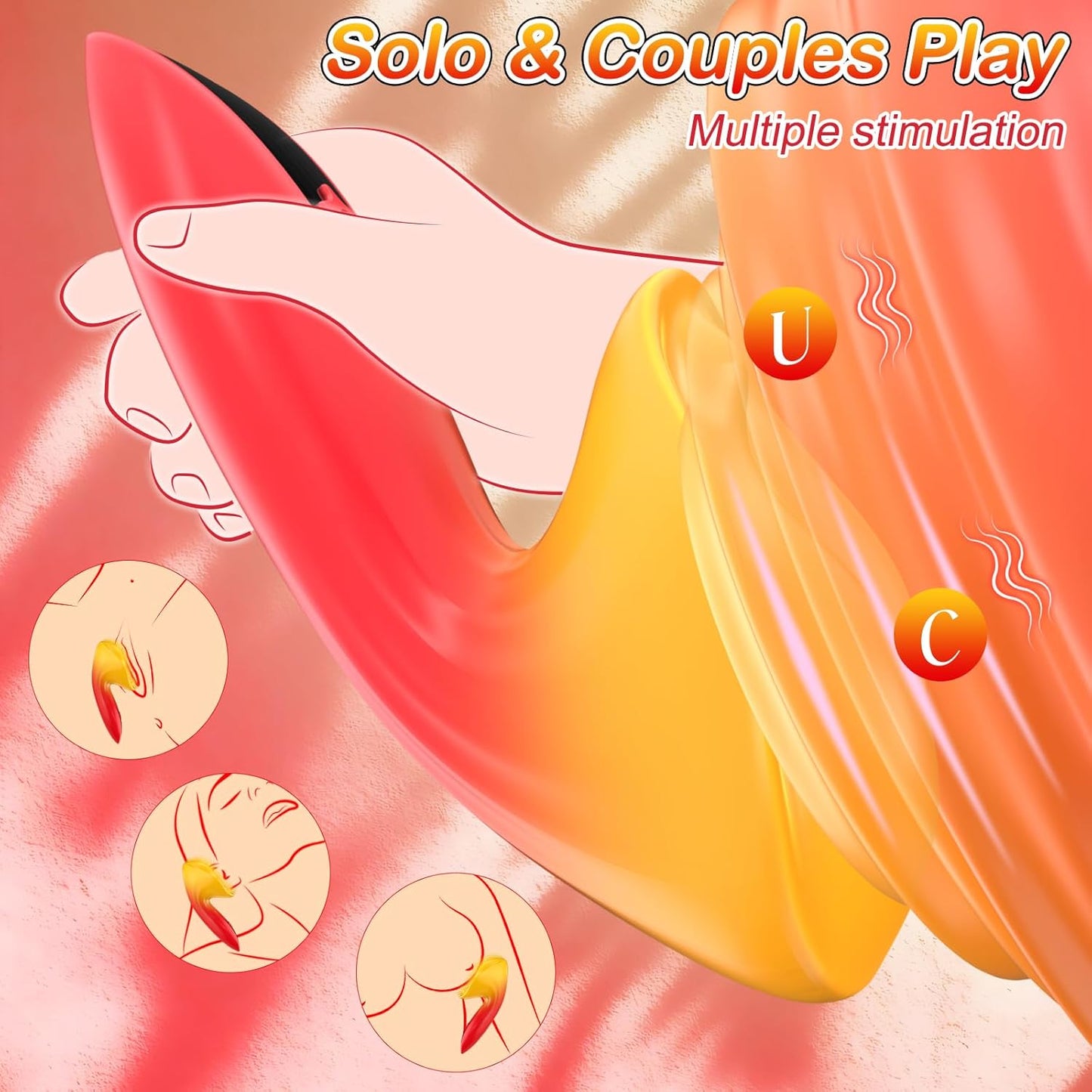 GlowPulse Vibrador Inteligente de Clítoris y Vulva
