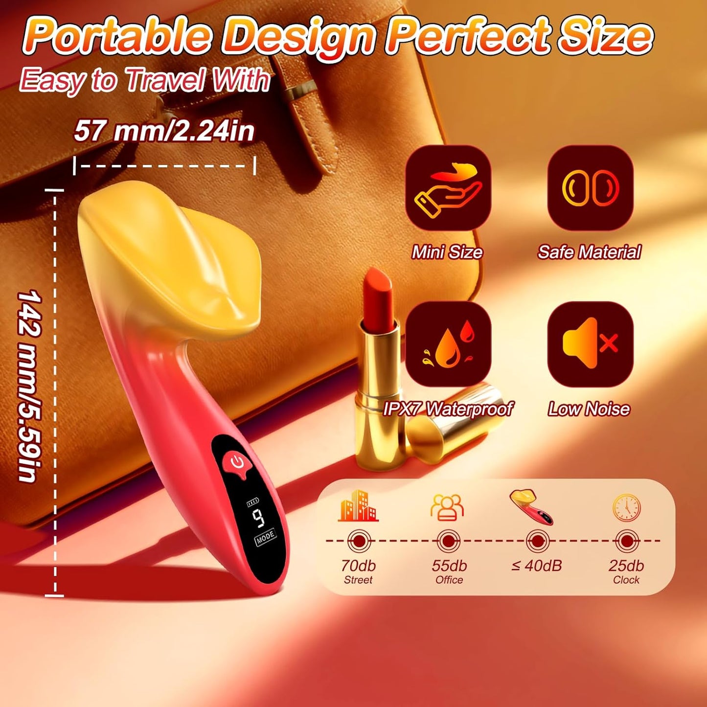 GlowPulse Vibrador Inteligente de Clítoris y Vulva