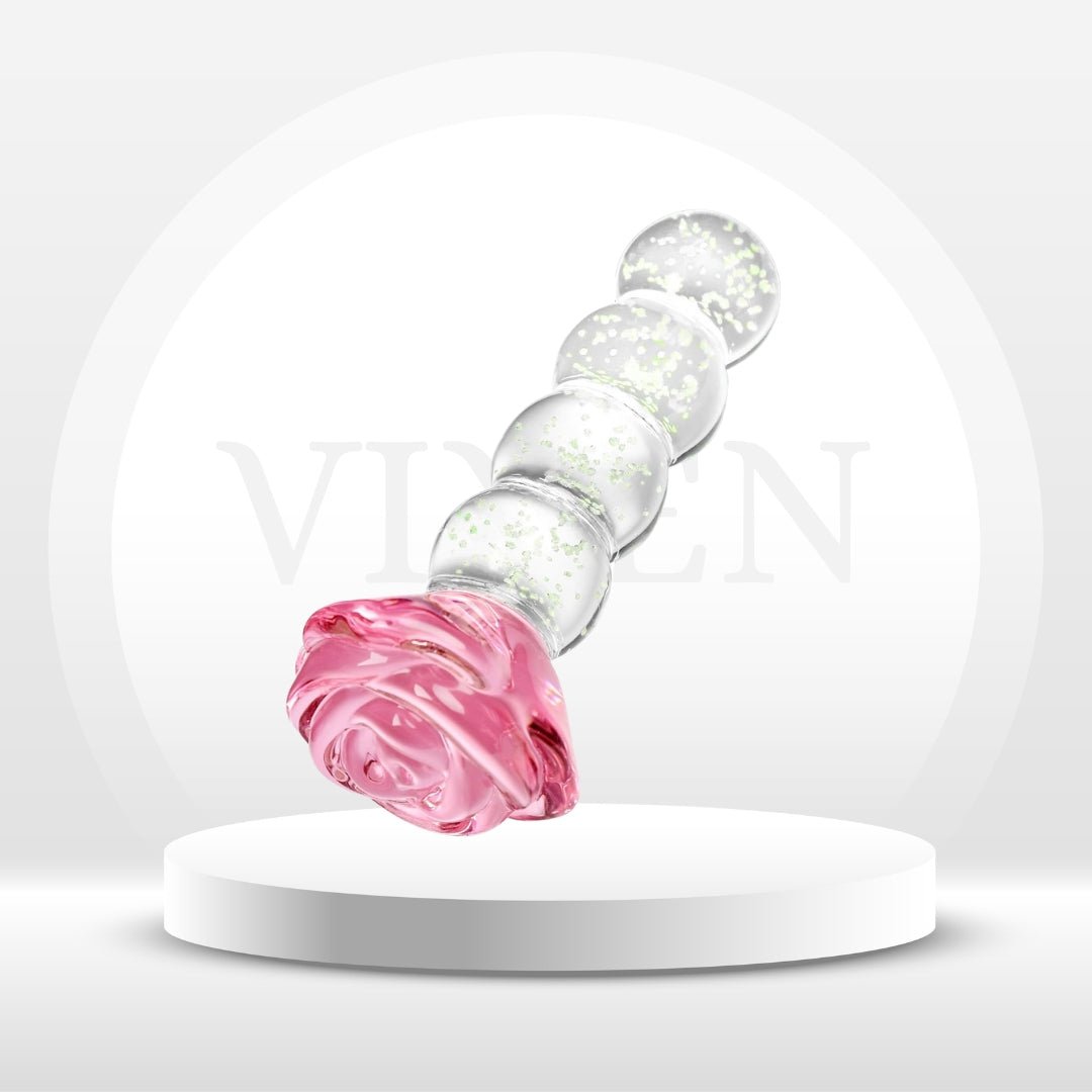 Cuentas anales de cristal GlowRose