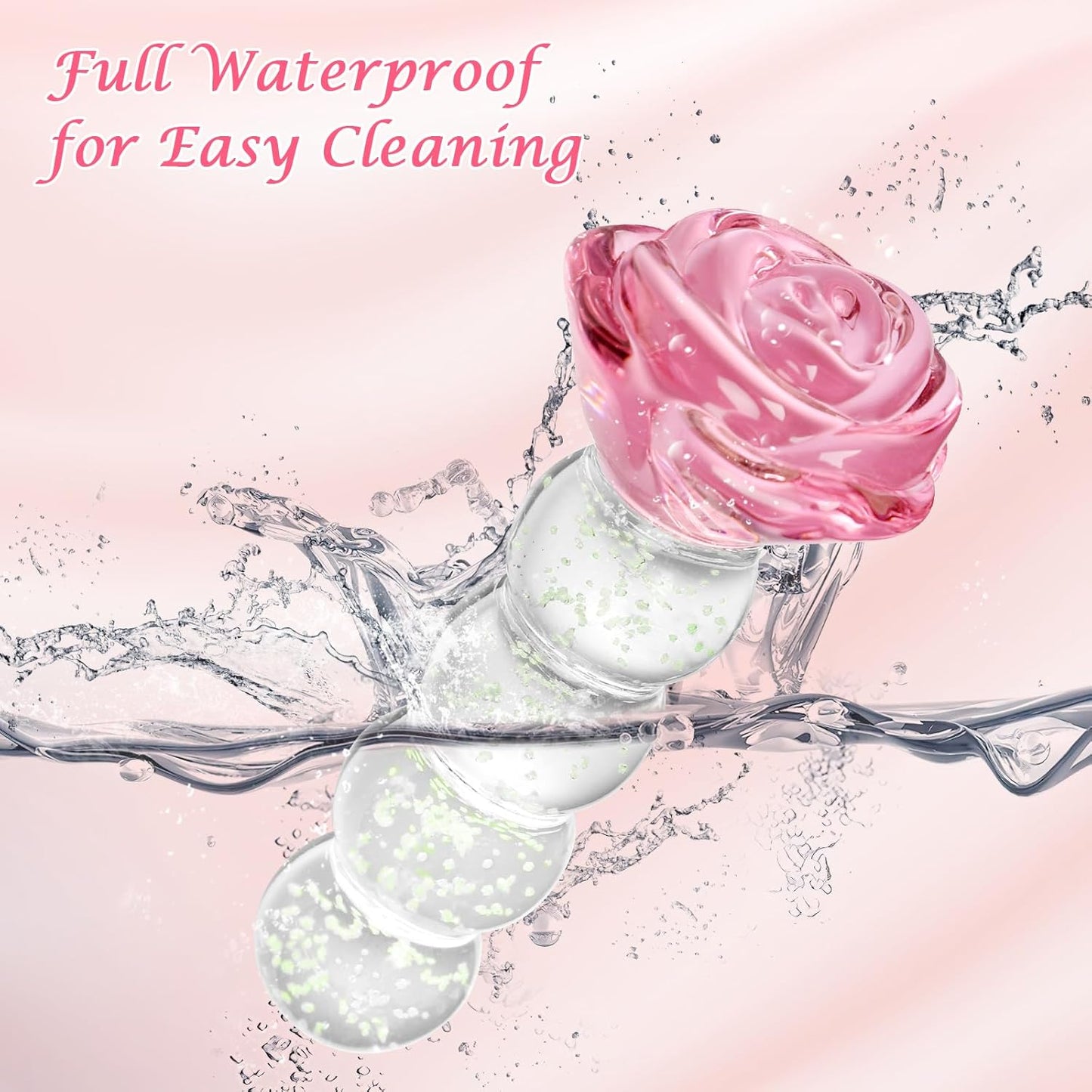 Cuentas anales de cristal GlowRose