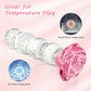 Cuentas anales de cristal GlowRose