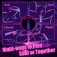 GlowSerpent Spiral Glow Anal Dildo | Strong Suction Cup