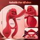 GoldenKiss Vibrating Cock Ring Licking 4 Motors 7 Modes