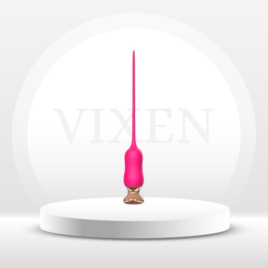 Vibrador uretral bañado en oro GoldRush