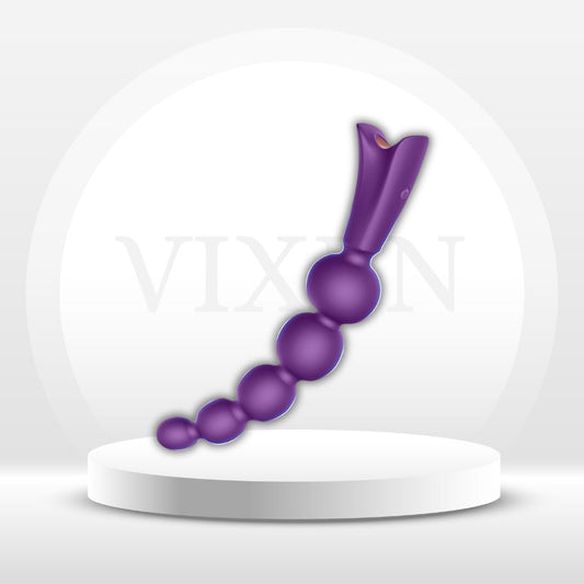 Tapón con cuentas anales vibratorias GradientRush
