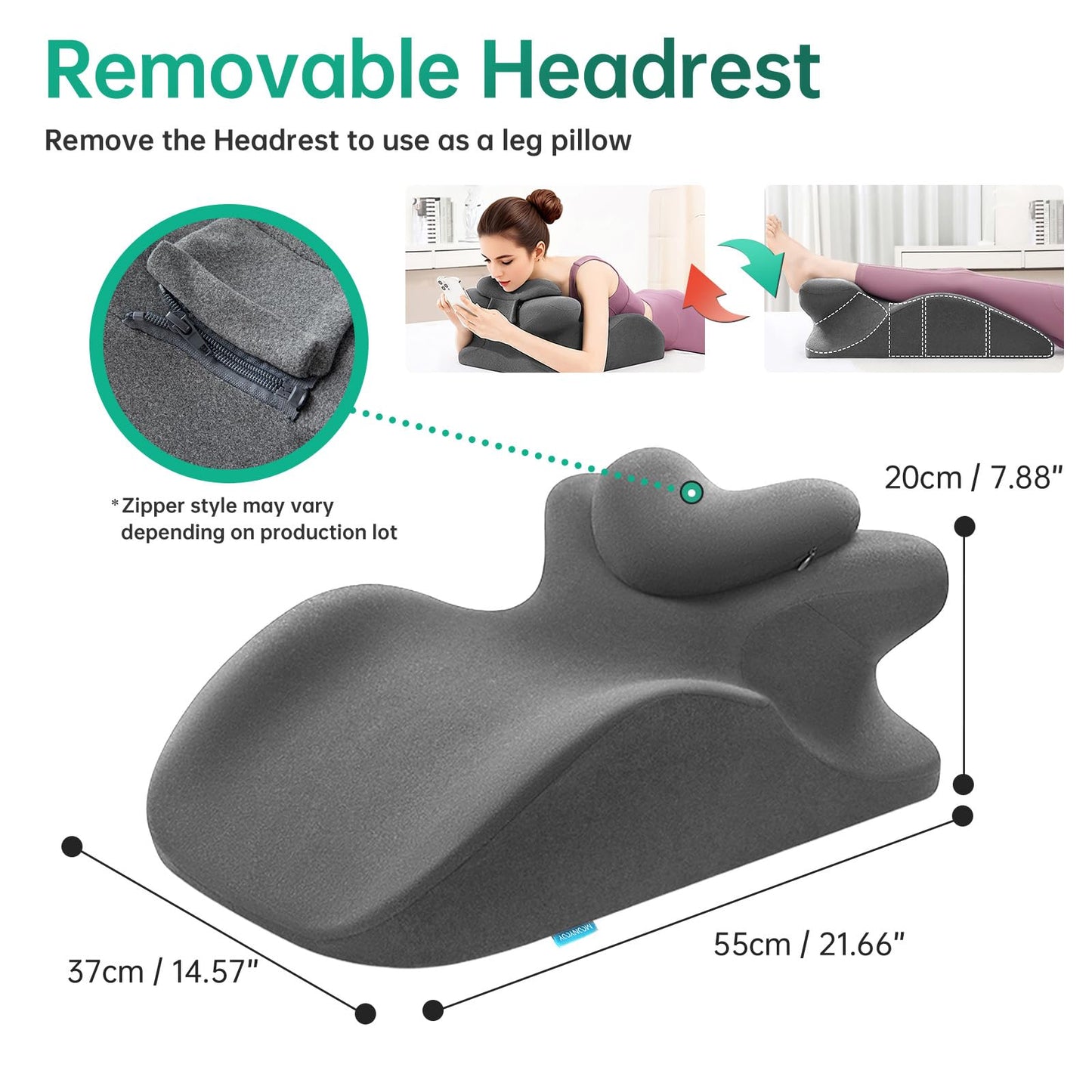 Almohada en Cuña para la Intimidad de Parejas Mayores
