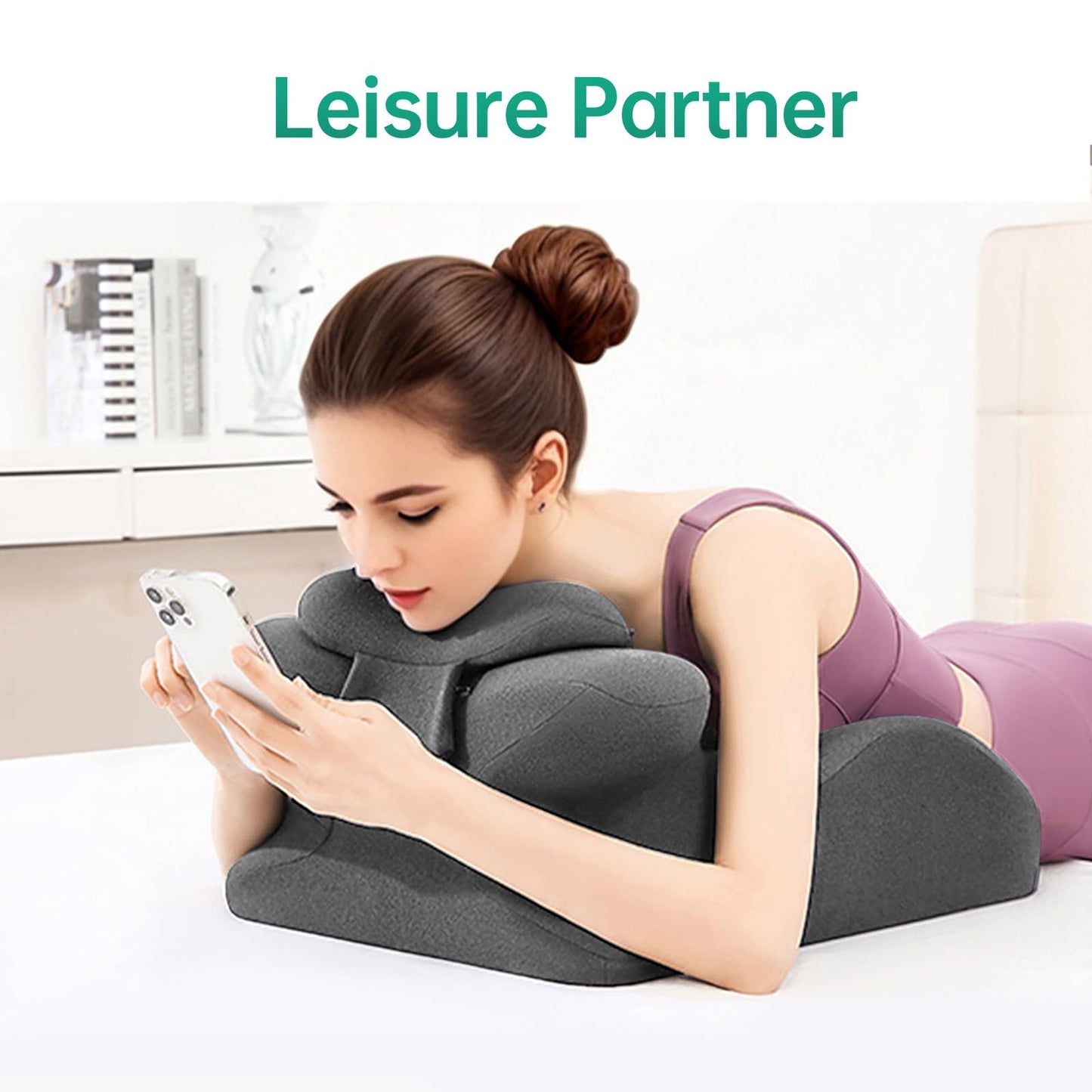 Almohada en Cuña para la Intimidad de Parejas Mayores