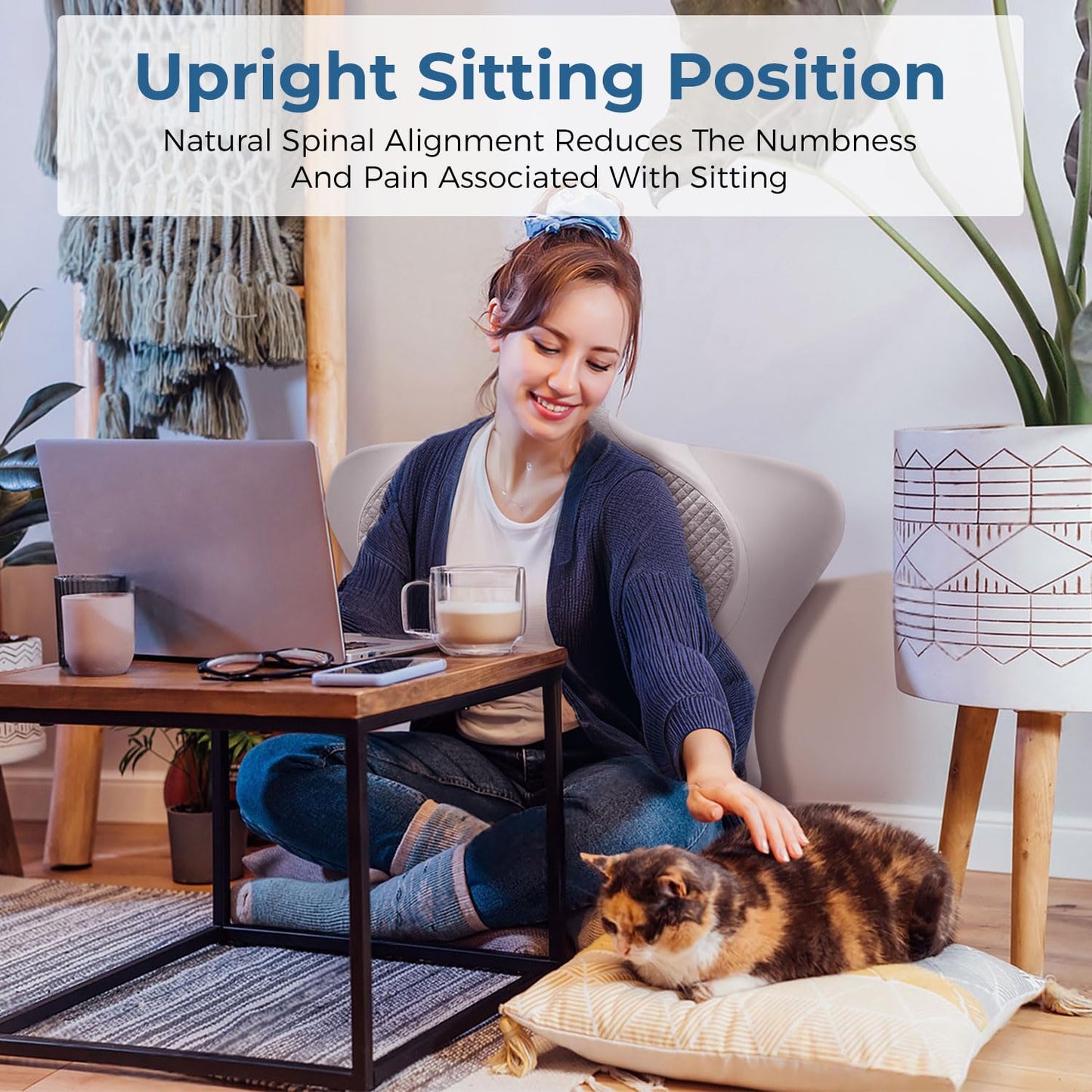 Almohada triangular de posicionamiento íntimo para parejas gris