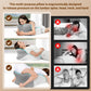 Almohada de apoyo para posición íntima para parejas gris