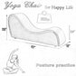 Chaise de terciopelo gris para una experiencia íntima