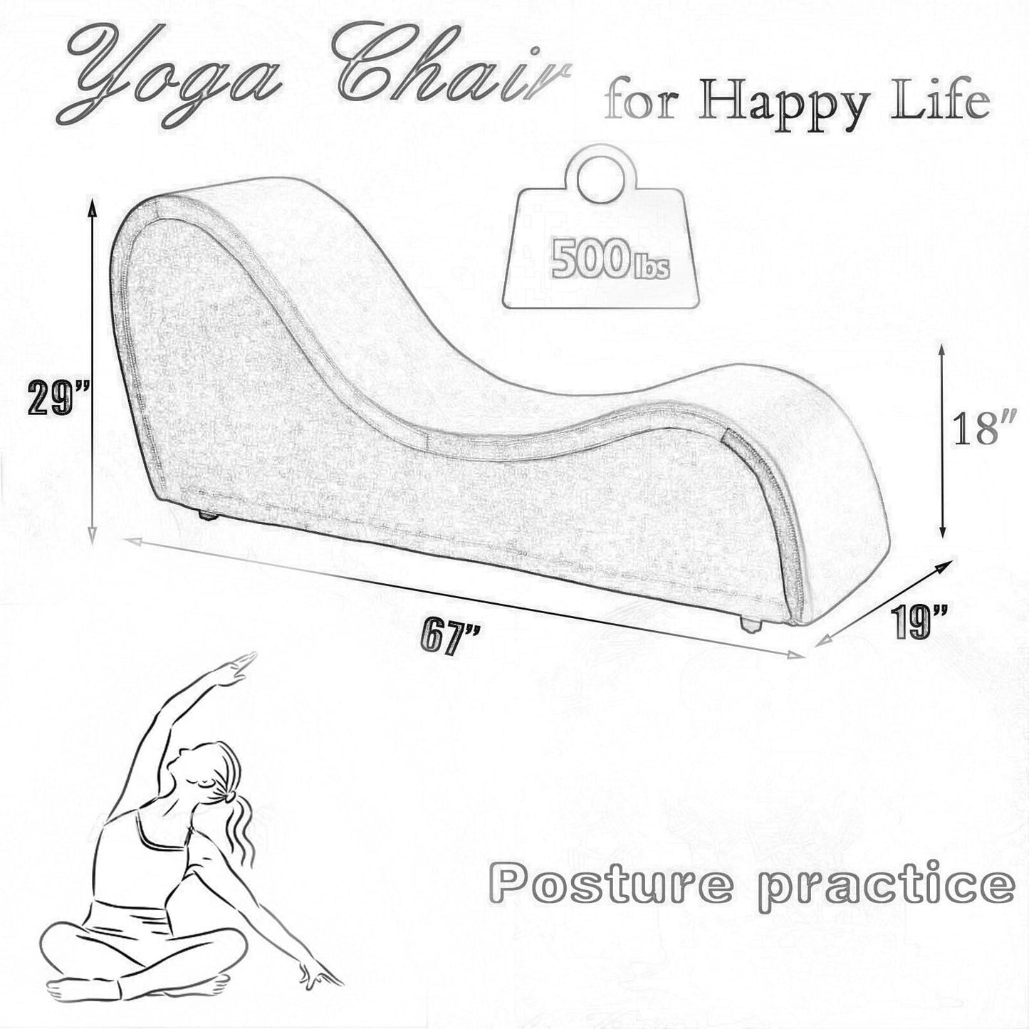 Chaise de terciopelo gris para una experiencia íntima