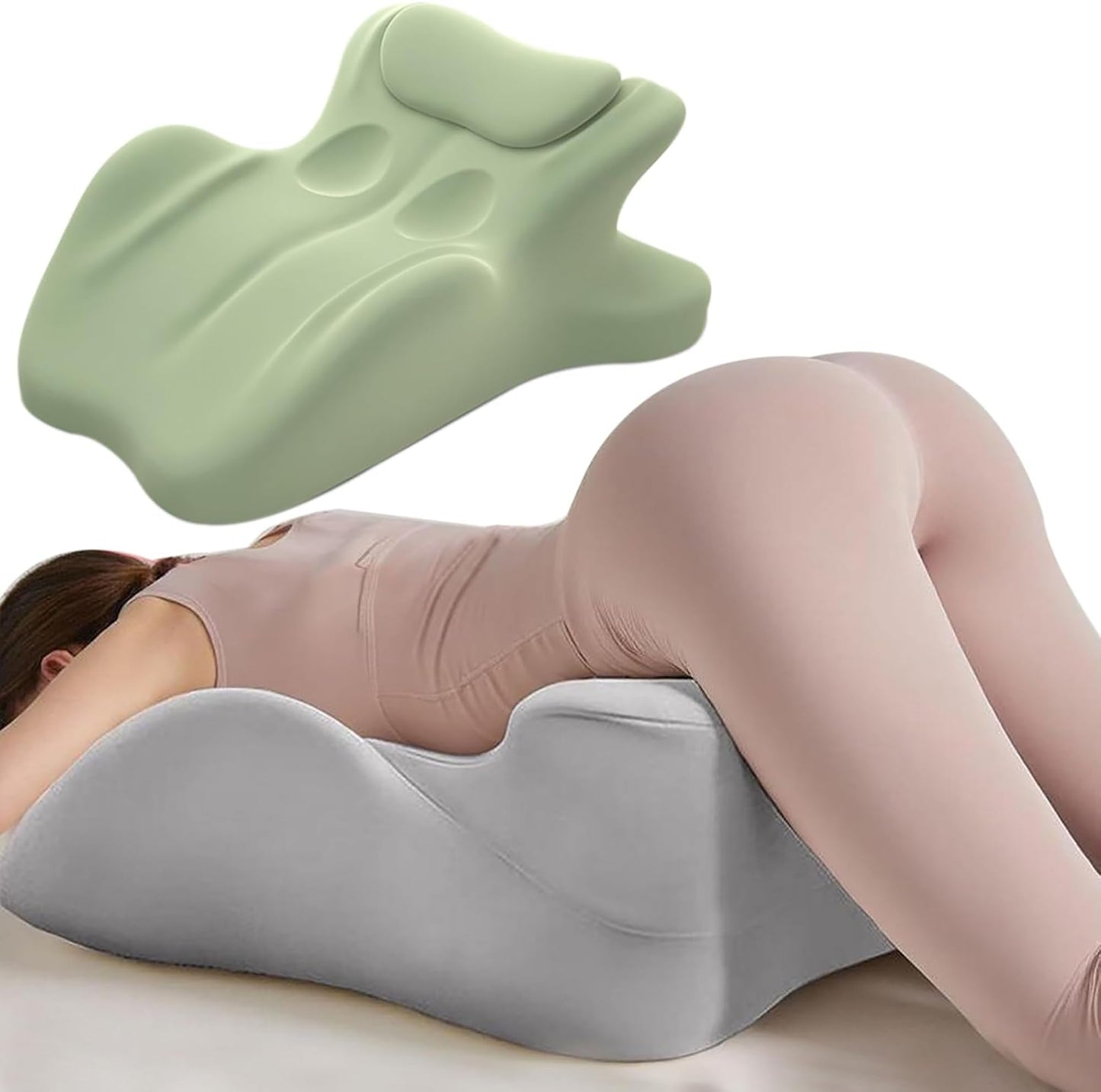 Oreiller de soutien intime des jambes Green Couples