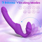 Vibrador de dildo sin tirantes ergonómico GrindFit
