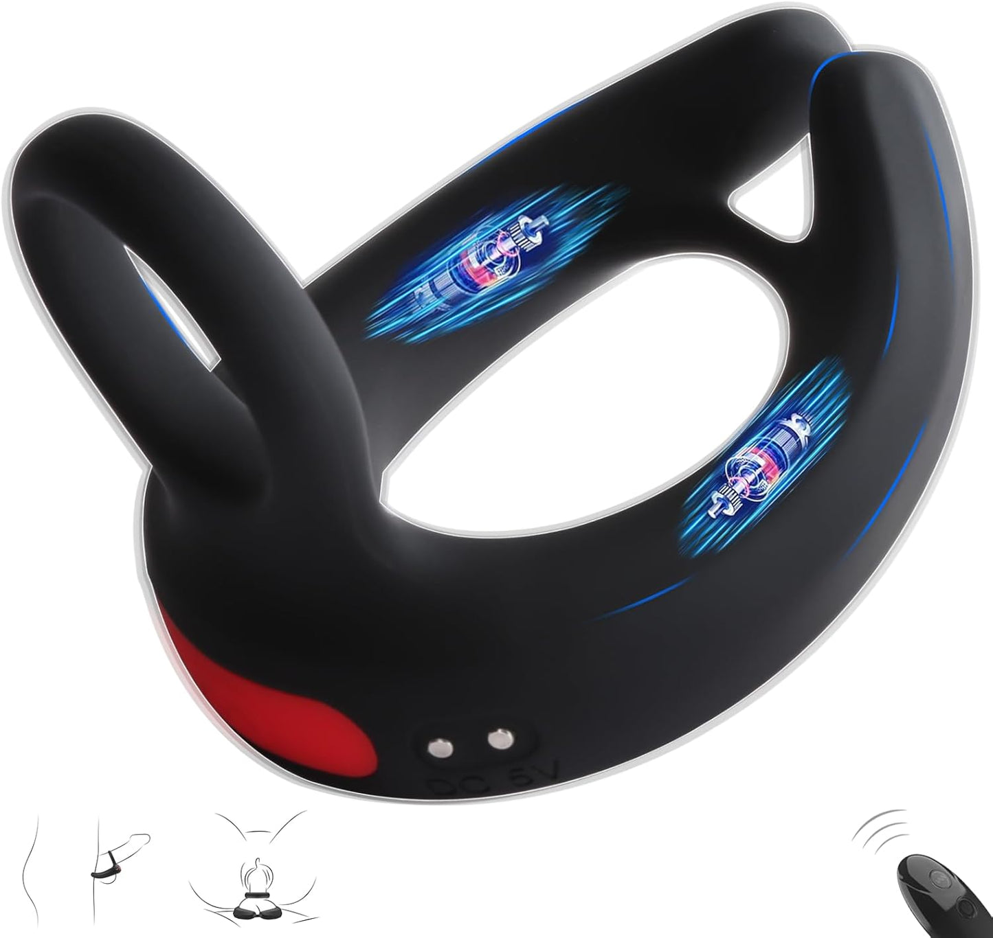 Anillo vibrador dual GripPulse
