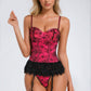 Skirted Lace Bridal Bustier