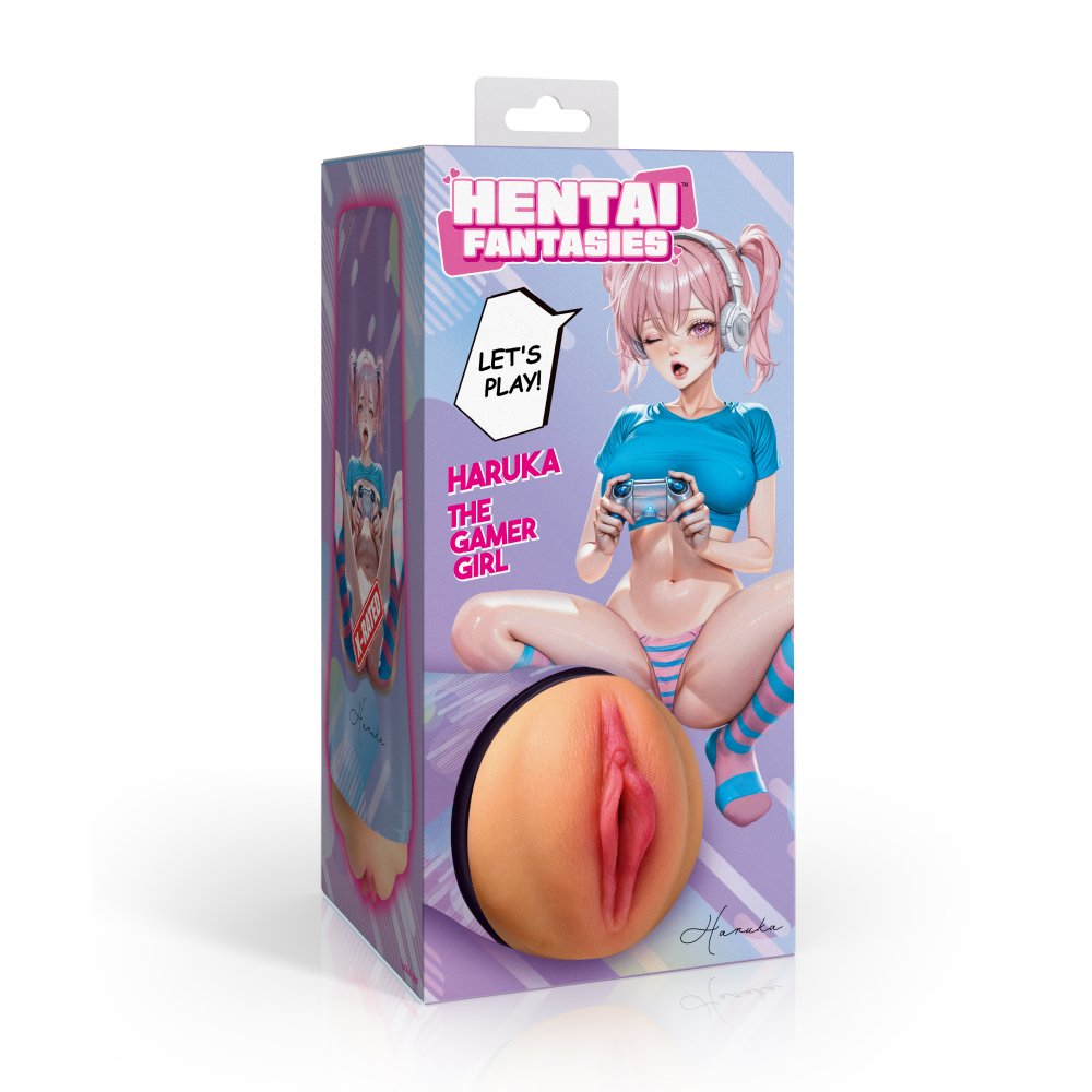 Fantasías Hentai Haruka la Chica Gamer Masturbadora de Coños