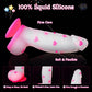 HeartThrob 8" Thick Clear Fantasy Heart Dildo