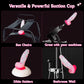 HeartThrob 8" Thick Clear Fantasy Heart Dildo