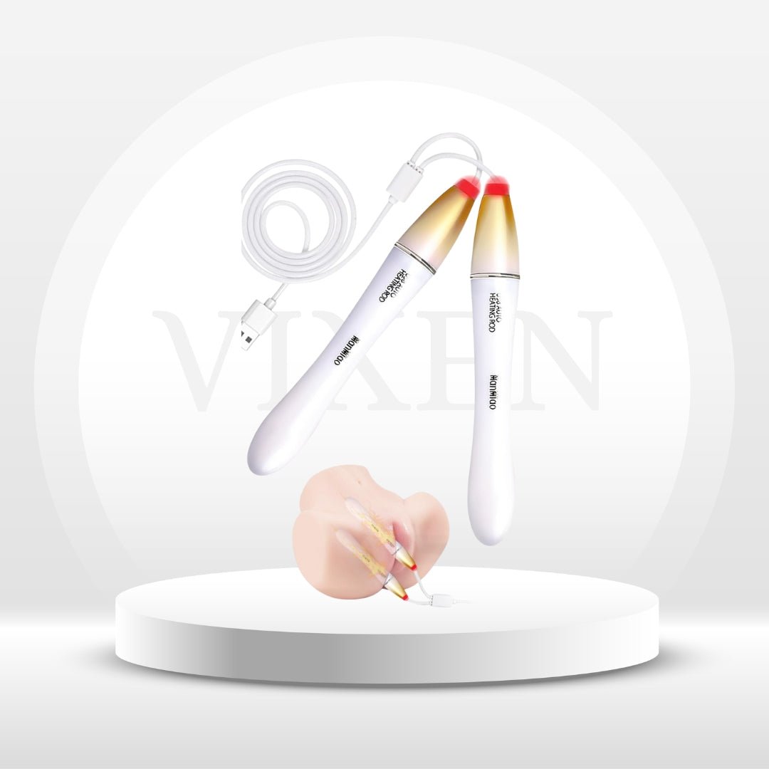 HeatFlex Duo – Varillas calefactoras USB 2 en 1 para masturbadores