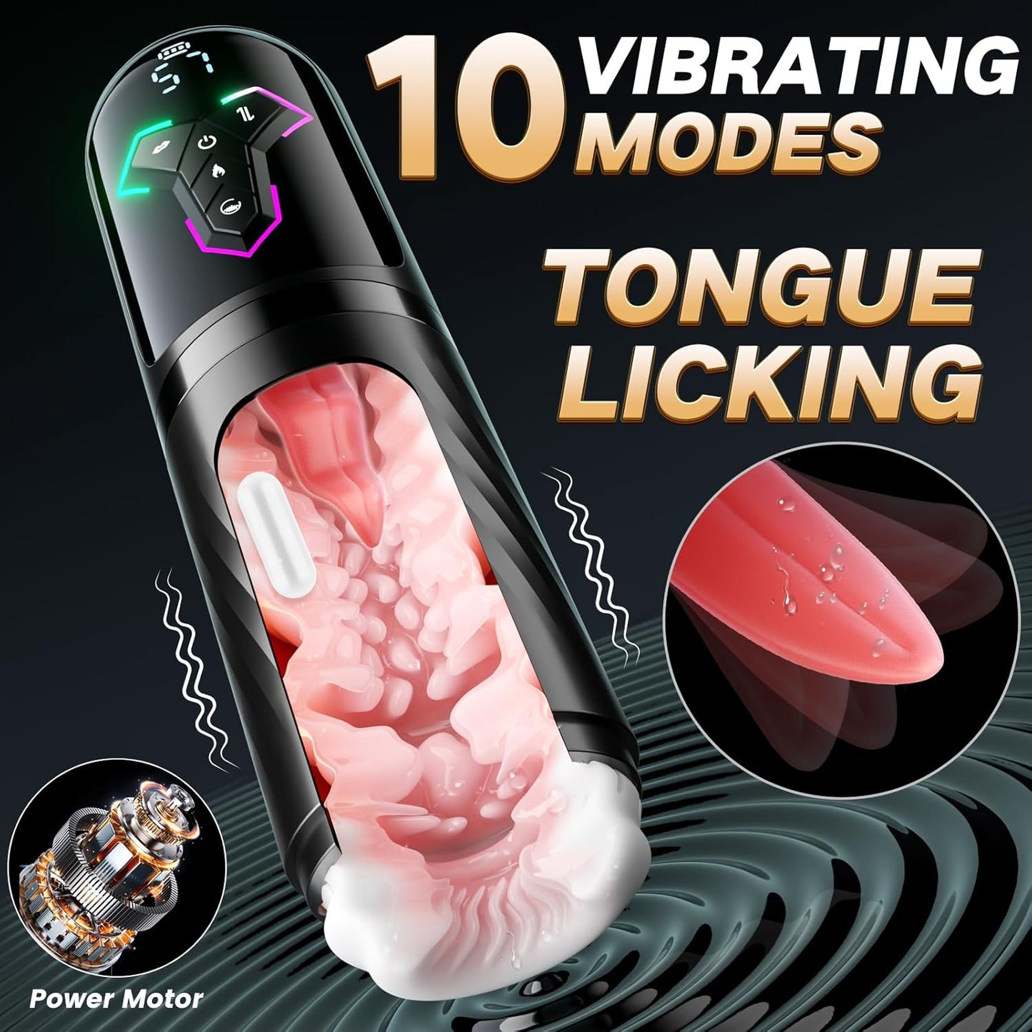 HeatStroke Bomba para pene y masturbador inteligente