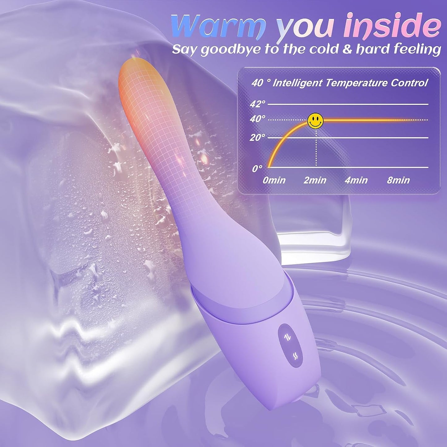 Vibrador de máquina sexual controlado por aplicación HeatThrust