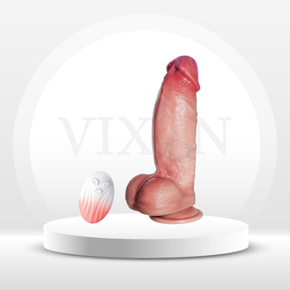 Calentador HeatTitan Enorme Empuje Vibrador Dildo