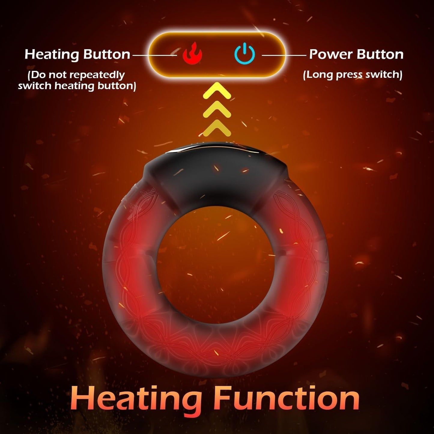 Anillo vibrador inteligente HeatVibe para pene