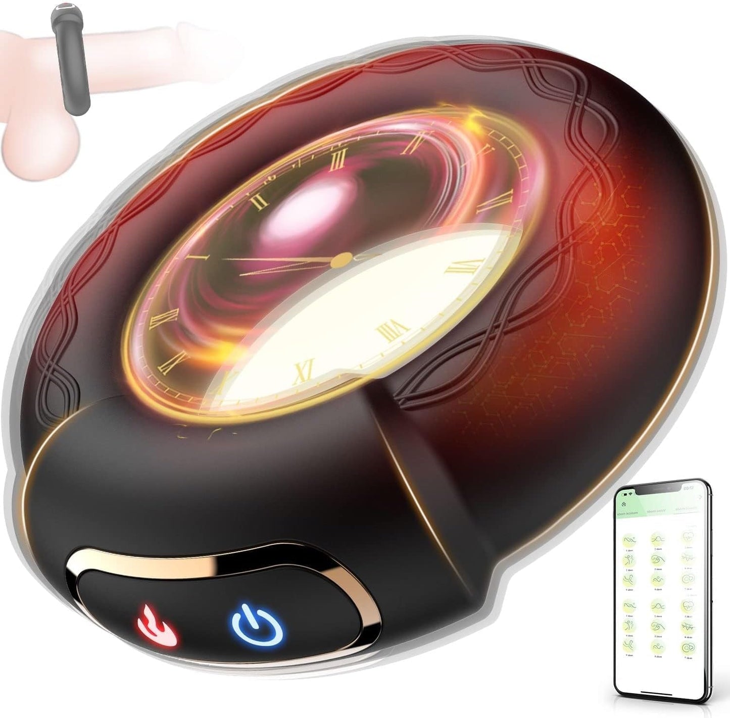 Anillo vibrador inteligente HeatVibe para pene