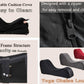 Chaise longue d'intimité de luxe noire très robuste