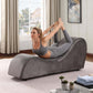 Chaise Longue de Luxe Intimité Gris Robuste