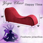 Chaise longue de luxe rouge renforcée pour l'intimité