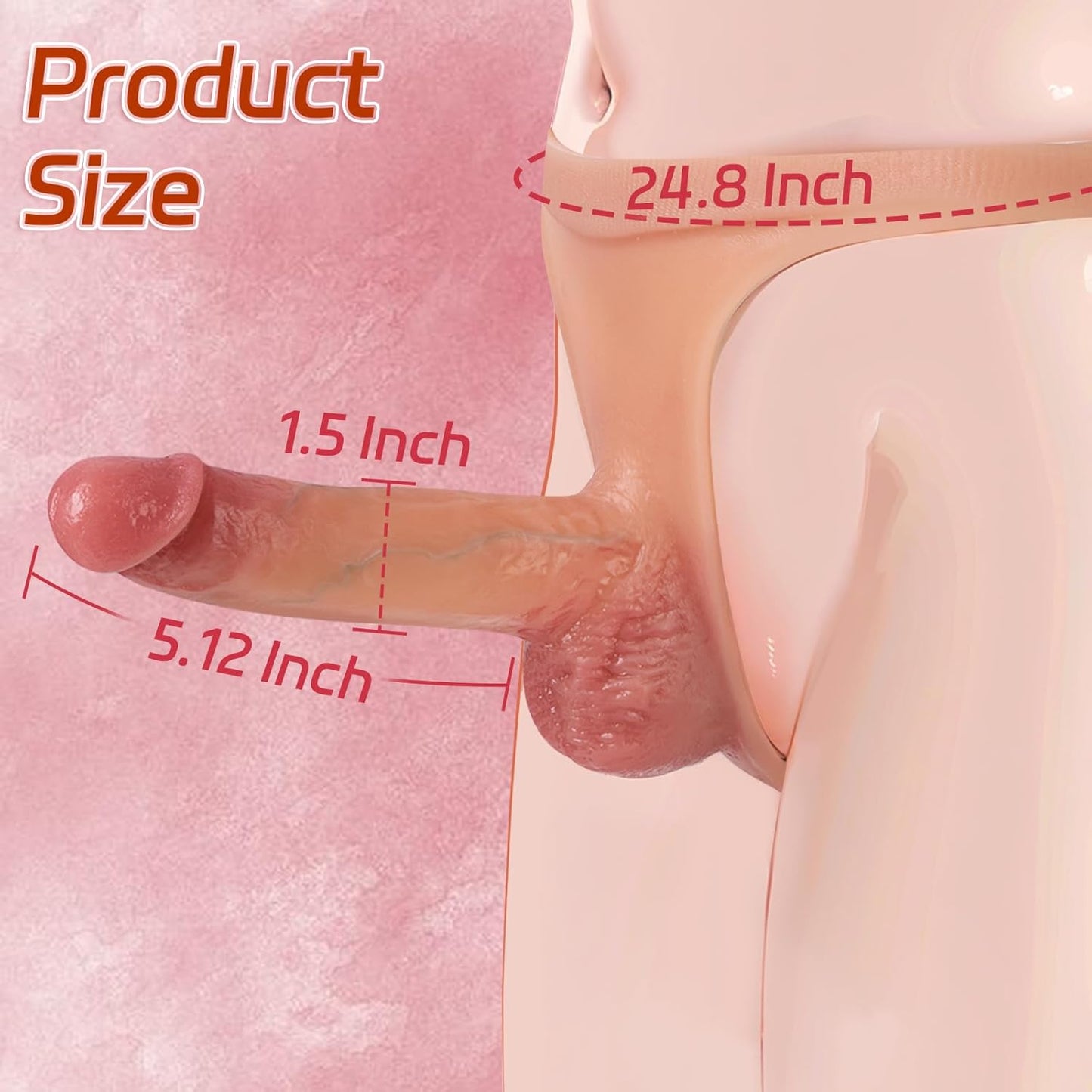 Arnés con Dildo Hueco HollowFit